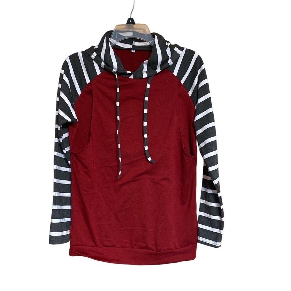 Pat pat maternity nursing top women’s  small long sleeve/hood
